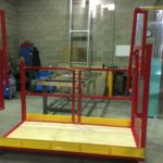 Folk lift safety platform