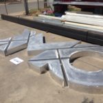 Aluminum 3D letters